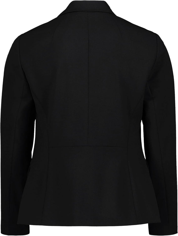 Betty & Co Damen Klassischer Blazer mit Taschen 36 Schwarz, 36 Schwarz