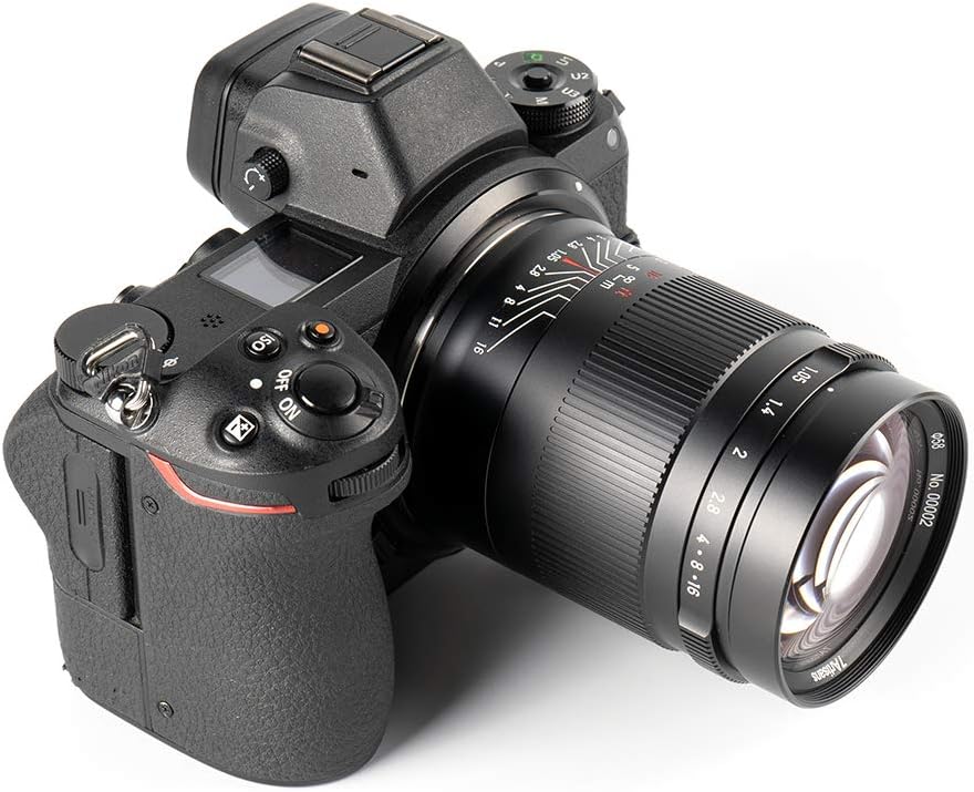 7artisans 50 mm f1.05 grosse Blende Vollrahmen manueller Fokus Objektiv kompatibel mit Canon R-Mount