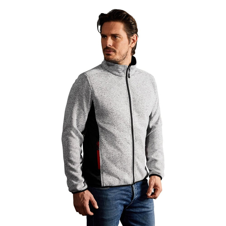 Promodoro Strick Jacke Herren, XXL, Grau-Melange