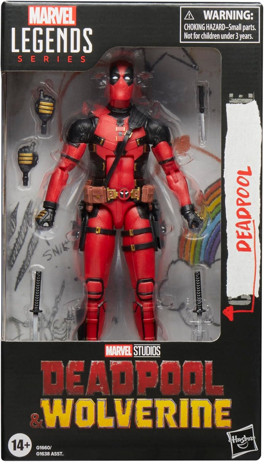 Marvel Legends Series Deadpool, Deadpool & Wolverine Action-Figur (Skala 15 cm), Sammlerobjekt für E