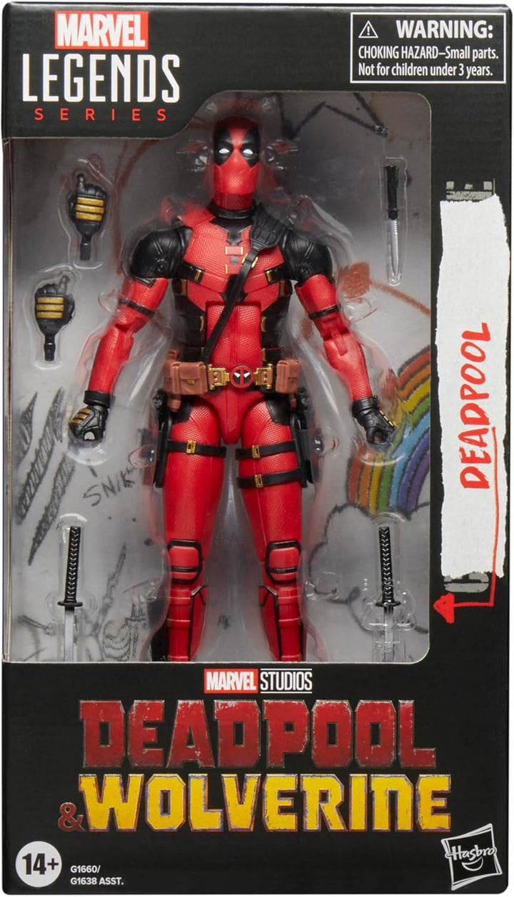Marvel Legends Series Deadpool, Deadpool & Wolverine Action-Figur (Skala 15 cm), Sammlerobjekt für E