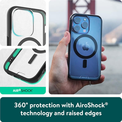 Mous - Durchsichtig Hülle für iPhone 14 Pro - Clarity 2.0 - Handyhülle iPhone 14 Pro MagSafe-Kompati