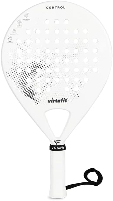 VirtuFit Control Padelschläger - Weiss - Schwarz