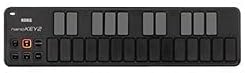 Korg NANOKEY2-BK USB-Keyboard mit 25 Tasten Schwarz Black nanoKEY2, Black nanoKEY2