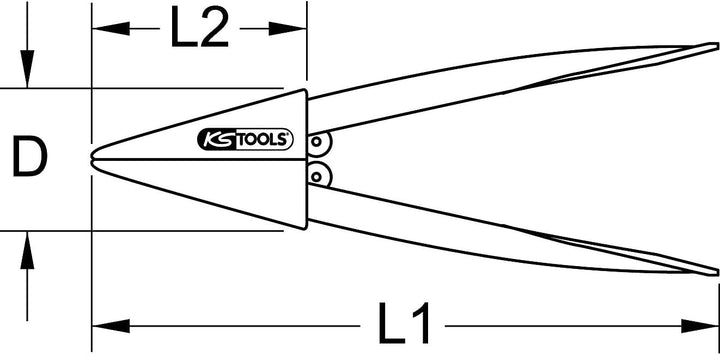KS Tools 116.7000 Bleirohr-Aufweitzange, 1.1/2"