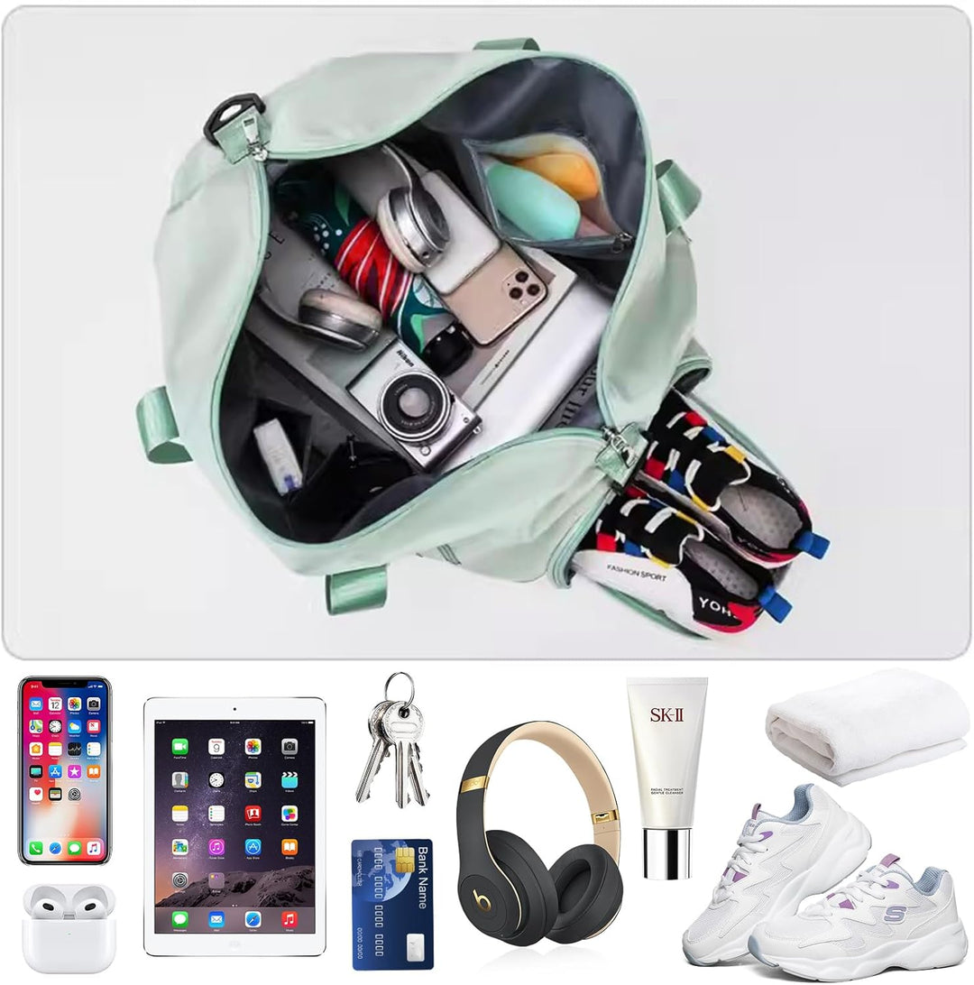 Sporttaschen Reisetasche für Damen Herren, Tasche für Sport Yoga Reisen, wasserdichte Trainingstasch