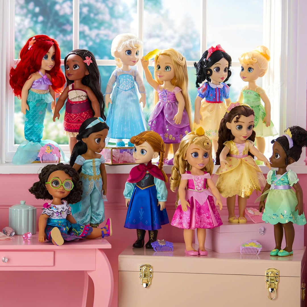 Disney Store Official - Die Eiskönigin - Völlig unverfroren - ELSA - Puppe mit Spielzeughaarbürste -