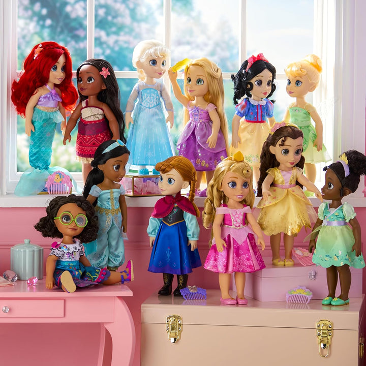 Disney Store Official - Die Eiskönigin - Völlig unverfroren - ELSA - Puppe mit Spielzeughaarbürste -