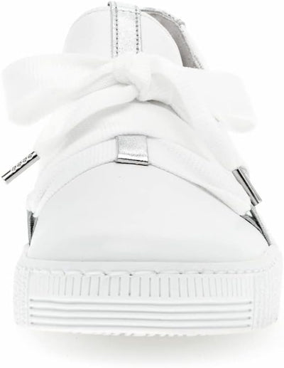 Gabor Damen Jollys Sneaker 35 EU Weiss Silber 21, 35 EU Weiss Silber 21