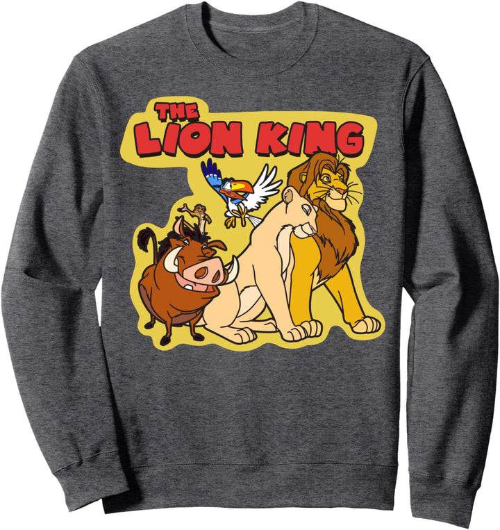 Disney The Lion King Group Shot Outlined Sweatshirt