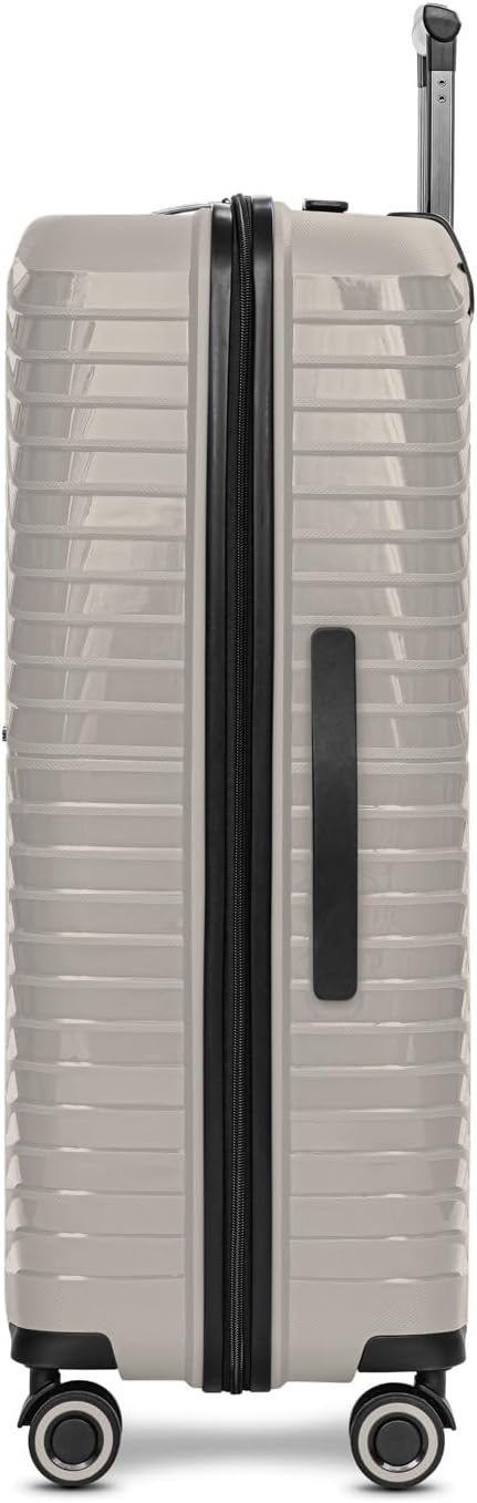 Stratic Shine Koffer & Trolley Gross | Hergestellt aus Bruch- & Kratzfestem Polypropylen mit 4 Rolle