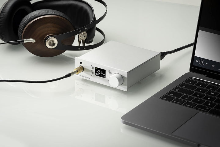Pro-Ject Pre Box S2 Digital, Audiophiler Stereo Vorverstärker (Schwarz), schwarz