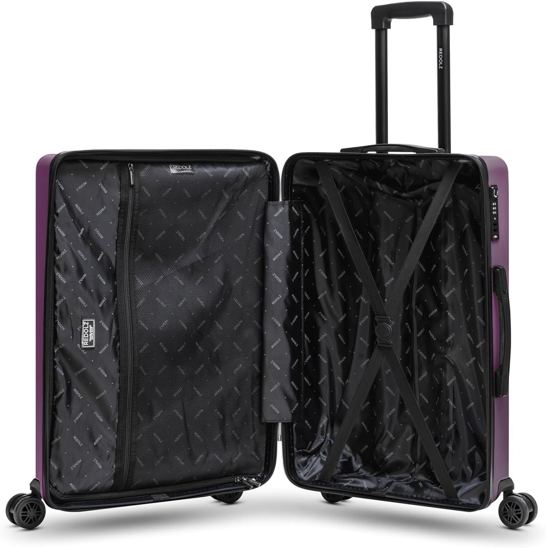 REDOLZ Stammartikel Essentials 08 Purple Kofferset S/M/L (3-teilig), Purple Kofferset S/M/L (3-teili