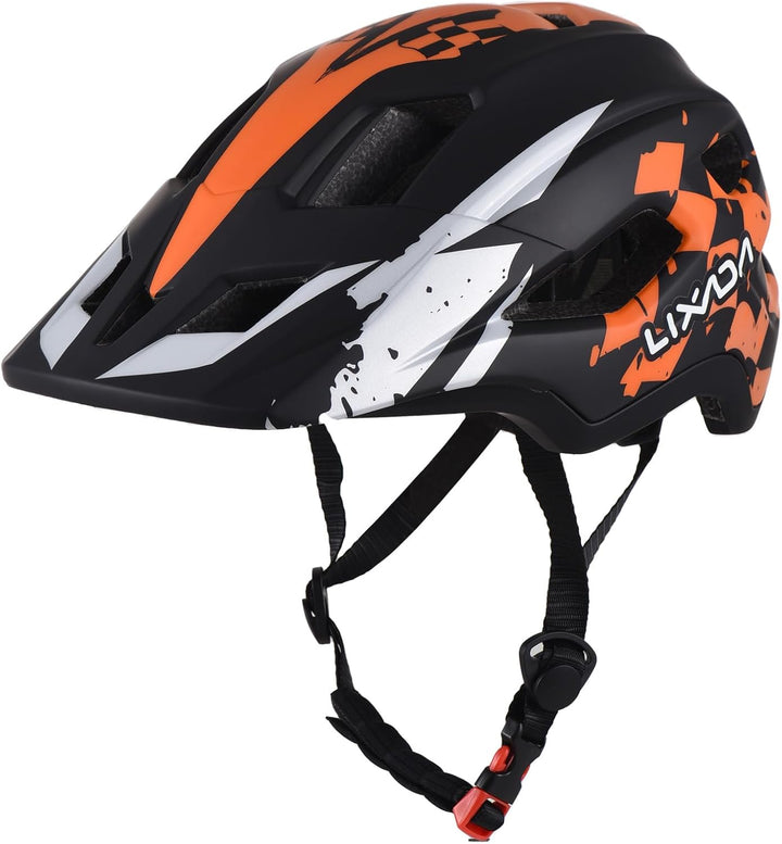 Lixada Fahrradhelm Kinder Helm Fullface Abnehmbar Unisex 50-56cm Children's Helmet 2-In-2 Integrated