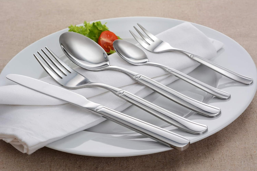 GRÄWE Besteckkoffer für 12 Personen, 68-teilig aus Edelstahl, Besteck Set inkl. Koffer mit Tafelbest