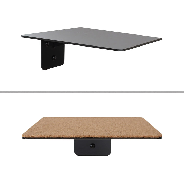 1x Wandstufe Katzentreppe Klettersystem für Haustiere, belastbare, stabile Ablage/Plattform Schwarz