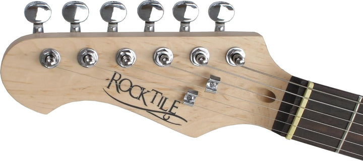 Rocktile Pro ST3-BK/RW-L Linkshänder (Lefty) E-Gitarre Black