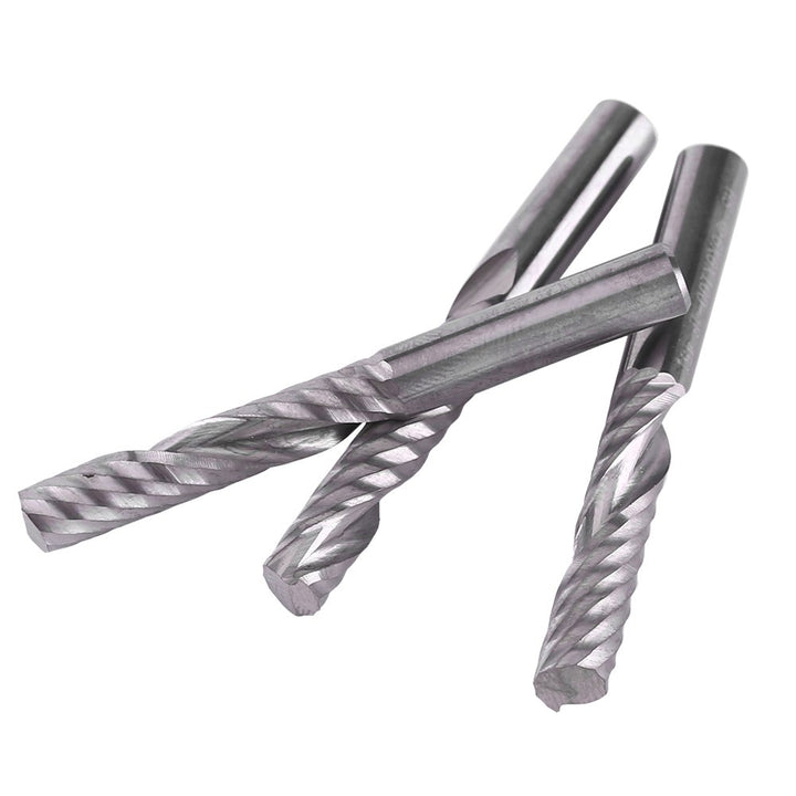 Schaftfräser, Hartmetall Spiral Schaftfräser Einnuten Fräser CNC Fräser zum Schneiden von Acryl, PVC