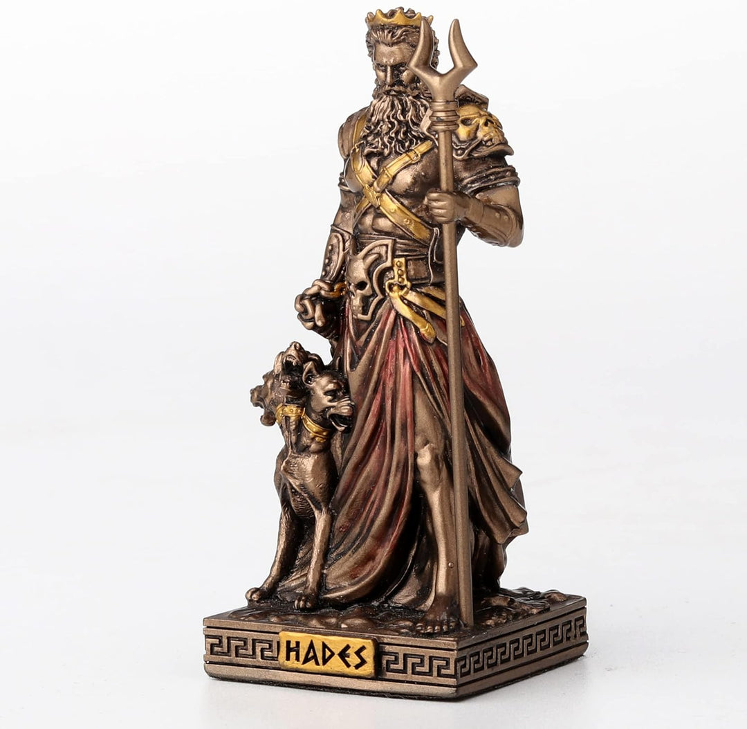 Veronese Design Griechische Götter Miniaturfigur (Hades, Bronze) Hades Bronze, Hades Bronze