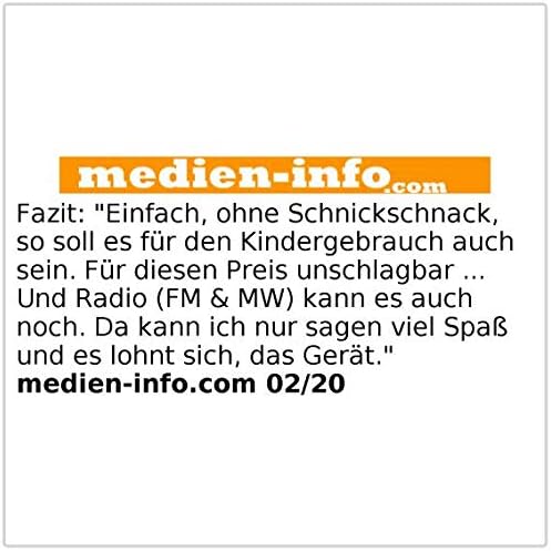 auvisio Kinder Cd Player: Tragbarer Stereo-CD-Player mit Radio, Audio-Eingang & LED-Display (Kofferr
