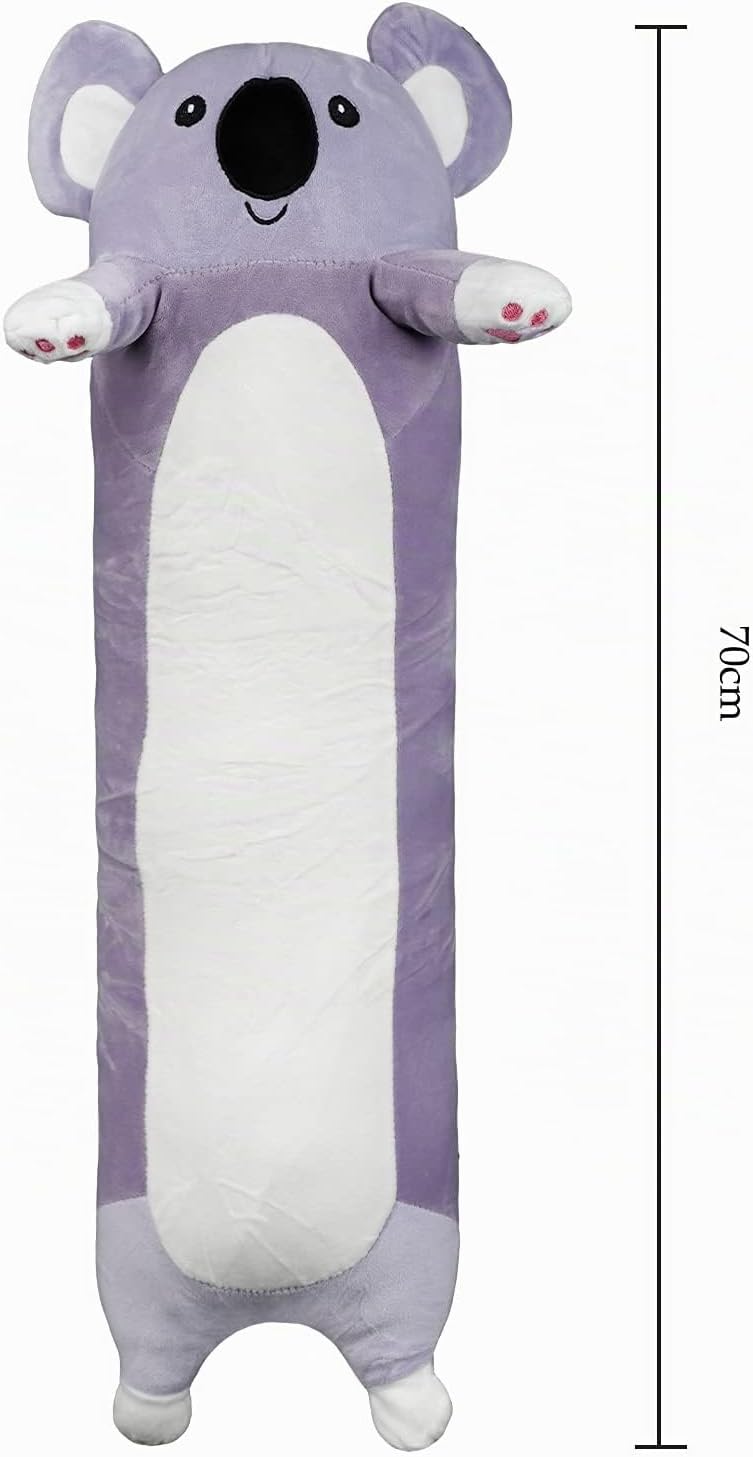 FakeFace Lange Süsse Plüschtier Koala Kissen Kuscheltier Schlafkissen Wurfkissen Super weiche Stofft