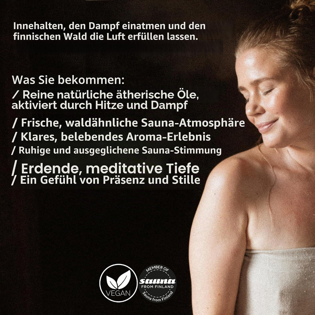 Saunaaufguss Kiefer &amp; Lavendel 100 ml – BIO &amp; Vegan Sauna Aufgussmittel – Natürlicher Sauna Duft mit