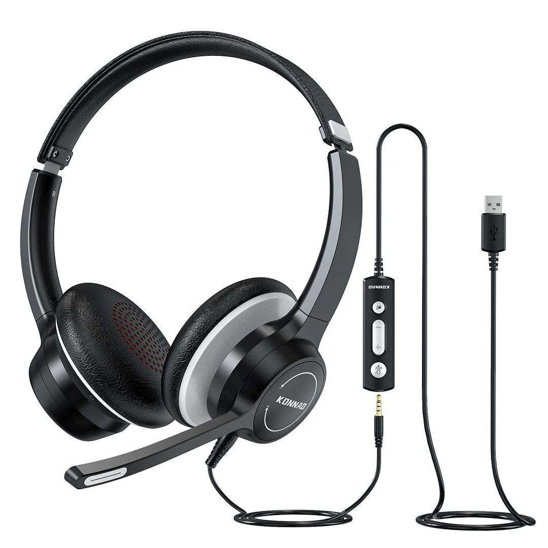 USB Headset, 3,5mm verdrahtete Headsets