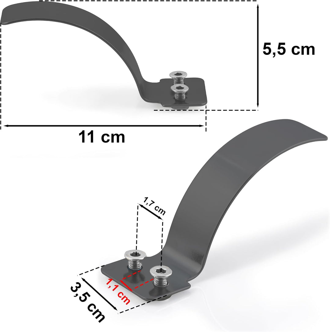 SOKE Roller Bremse PRO Amateur- und Profi-Reiteisen Safe Scooter Riding Scooter Zubehör Schwarz Schw