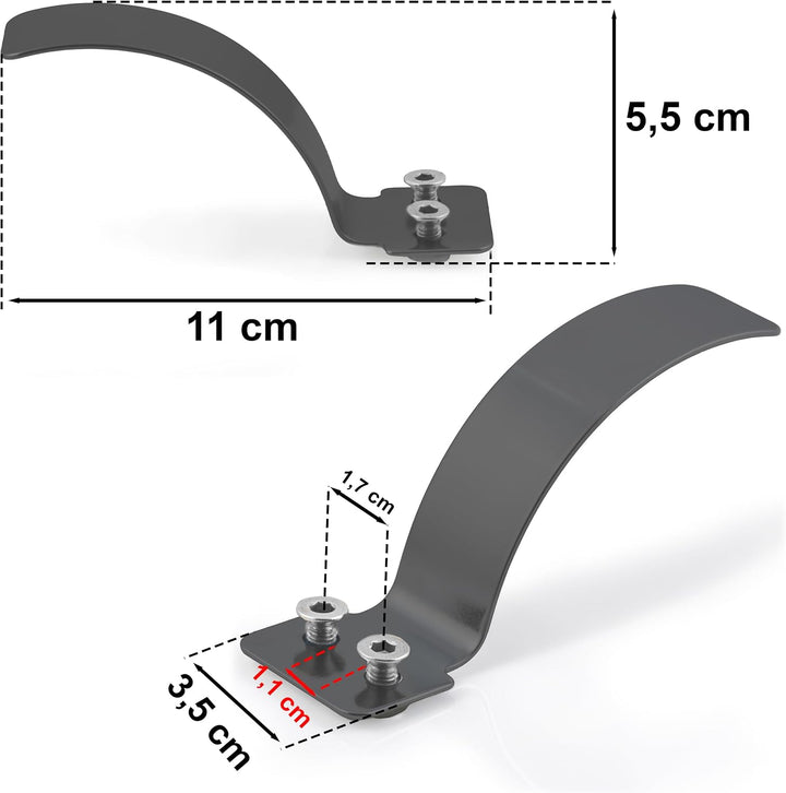 SOKE Roller Bremse PRO Amateur- und Profi-Reiteisen Safe Scooter Riding Scooter Zubehör Schwarz Schw