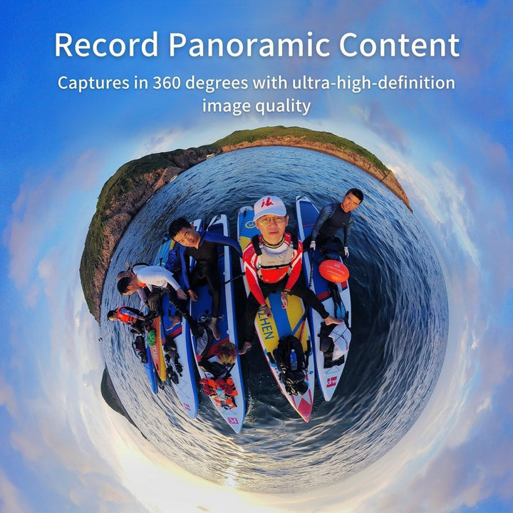 KanDao QooCam 3 Action-Kamera, 5.7K 62MP Foto 60fps Flawless 360 Video-Kamera, Outdoor-Sport-Kamera
