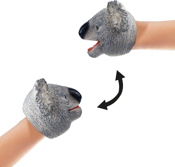Andux Tier Handpuppe Realistisches Interaktives Rollenspiel Handpuppenspielzeug aus Weichgummi DWSO-