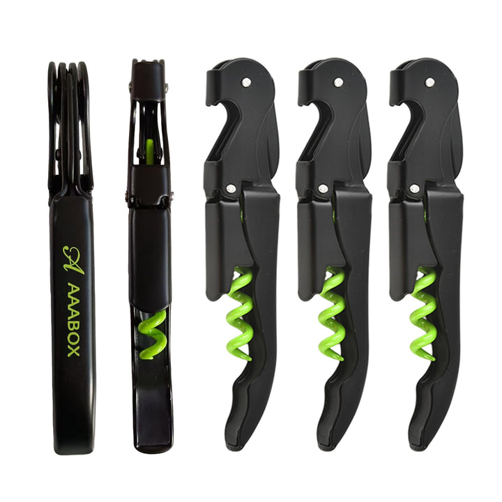 20 Stück Kellnermesser Set，3-in-1 Flaschenöffner,Upgraded Heavy Duty Edelstahl Korkenzieher Wein,Wei