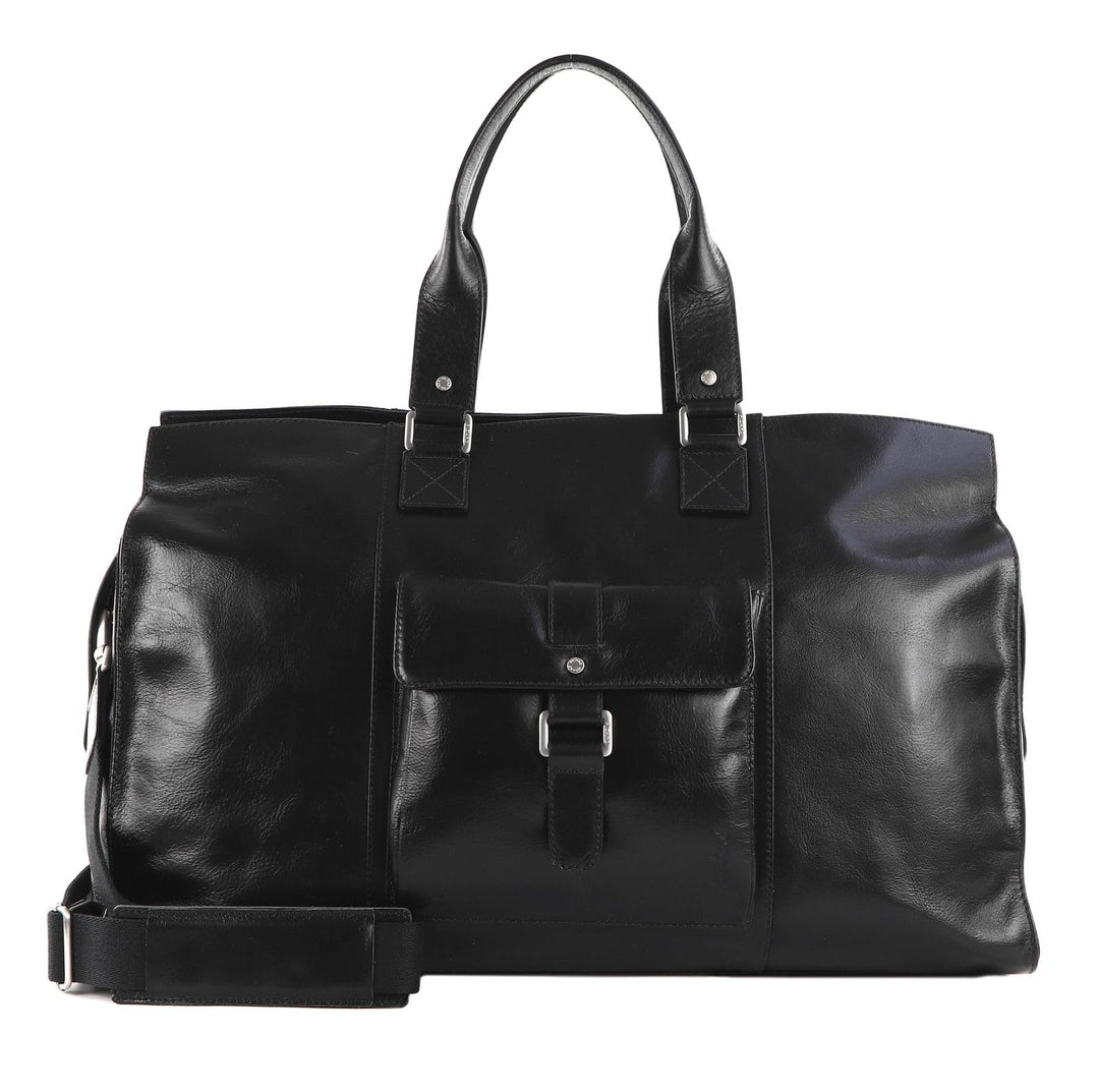 Picard Reisetasche Buddy 5480 für Damen und Herren aus Wasserbüffel in der Farbe Schwarz, 548051B001