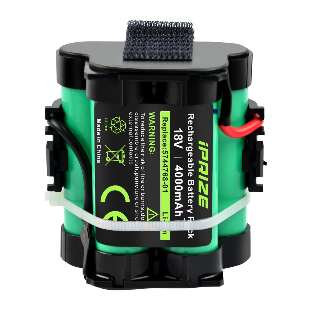 iPrize 18V 4000mAh Li-ion Ersatzakku Kompatibel mit Gardena Mähroboter R38Li R40Li R45Li R50Li R70Li