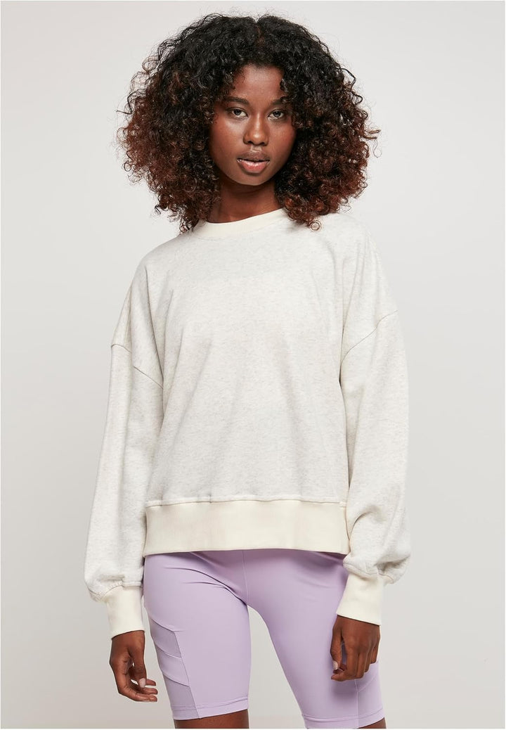 Urban Classics Damen Sweatshirt, Lightgrey