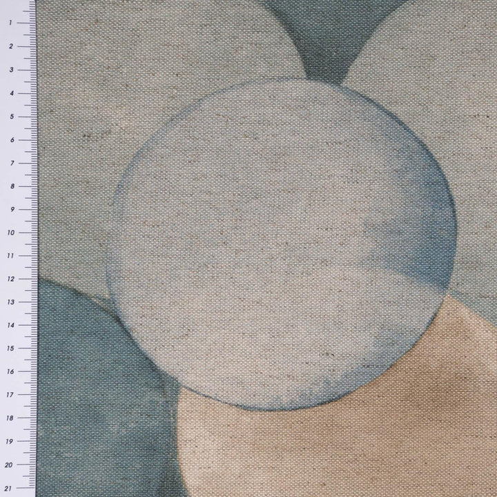 SCHÖNER LEBEN. Zugluftstopper Panama Pendulum Kugeln Kreise blau, Auswahl:130cm Länge ca. 130x15x15c