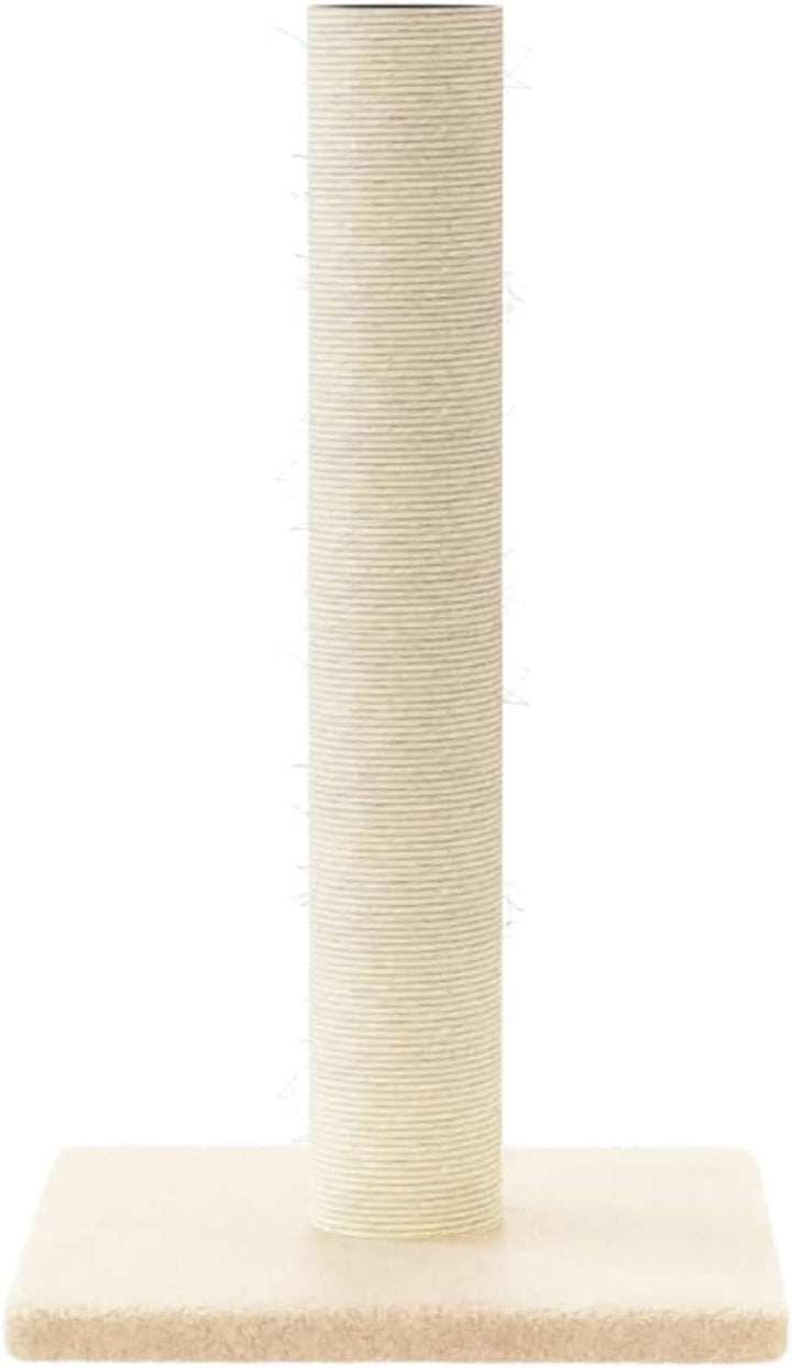 Tidyard Kratzsäule Kratzbaum Katzenkratzbaum Creme 22x22x45 cm 22x22x45 cm Creme, 22x22x45 cm Creme