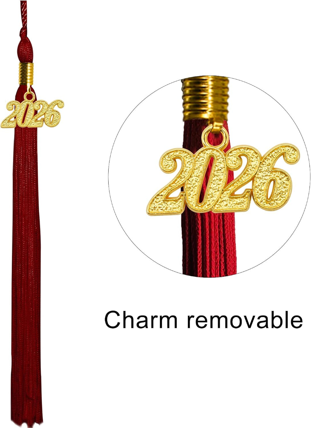 GraduationMall Abschluss Talar Doktorhut 2026 Abschlussoutfit für Abitur,Bachelor,Master,Akademische