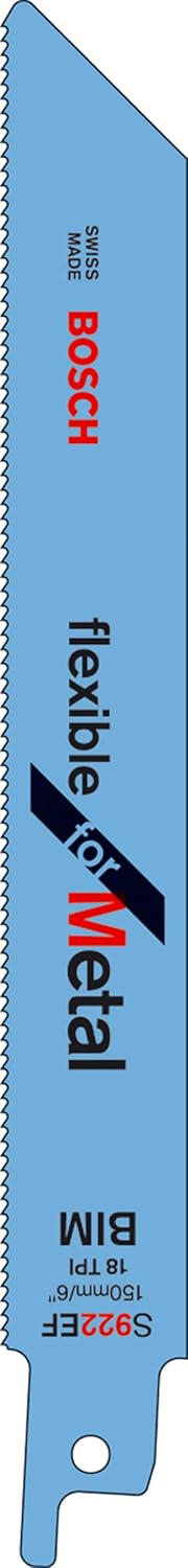 Bosch Accessories Bosch Professional 100 Stück Säbelsägeblatt S 922 EF Flexible for Metal (für Metal