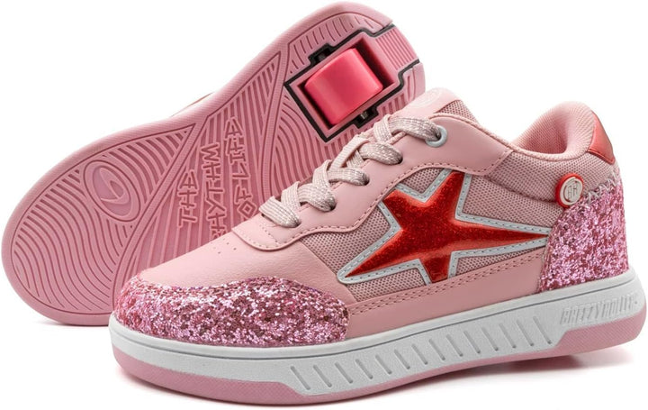 BREEZY ROLLERS Schuhe mit Rollen für Kinder I Rollschuhe-Sneaker Kids I Von Kinder Strassen-Schuhen