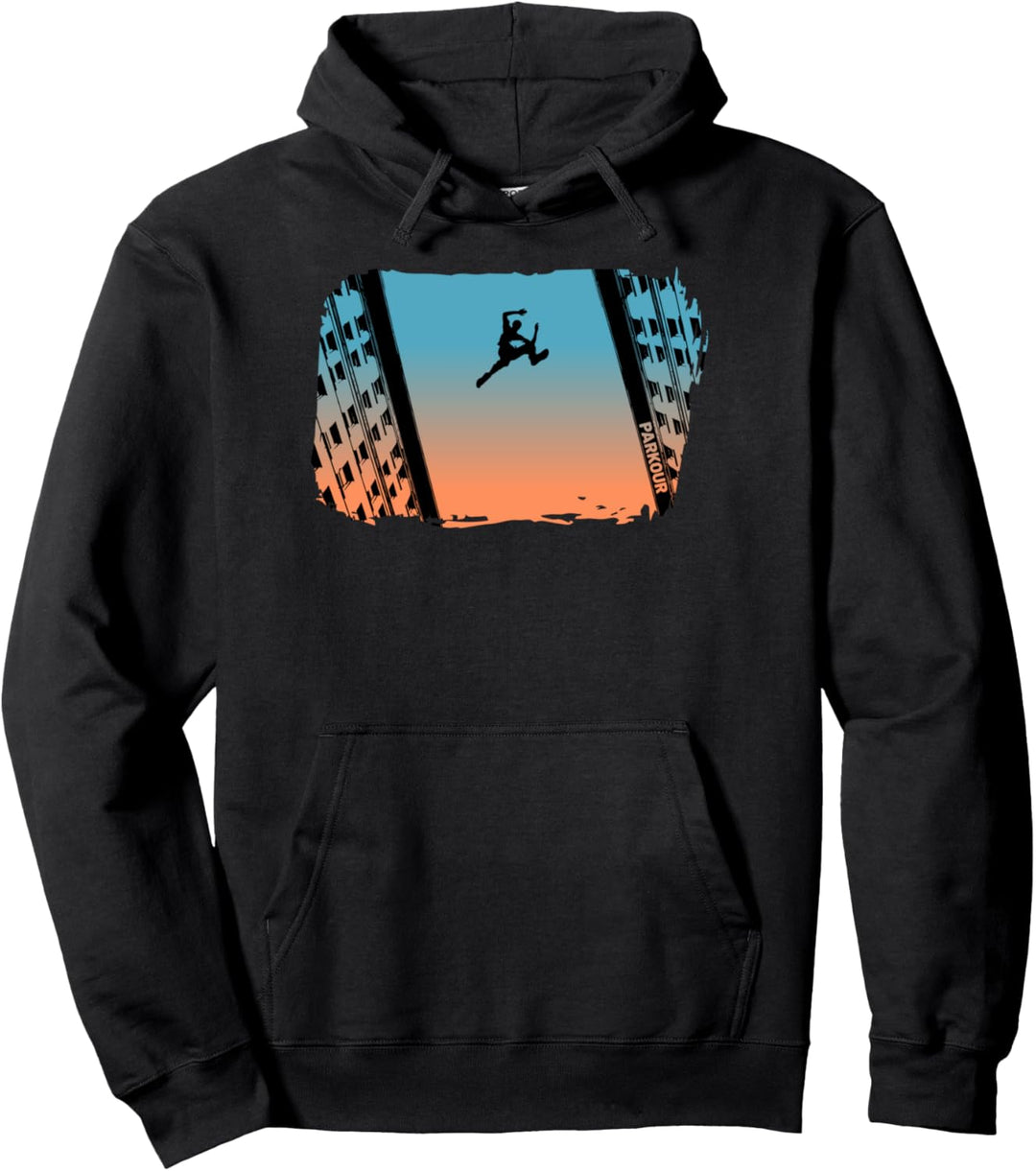 Geschicklichkeitssprung Freerunning Parkour Pullover Hoodie