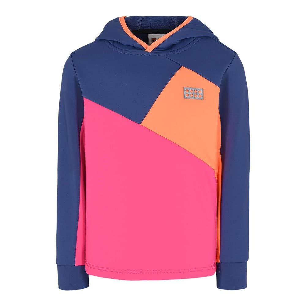 LEGO Mädchen Wear Stretch Fleece Hoodie Action Serie Atmungsaktiv Kapuzenpullover 116 Dunkle Purple,