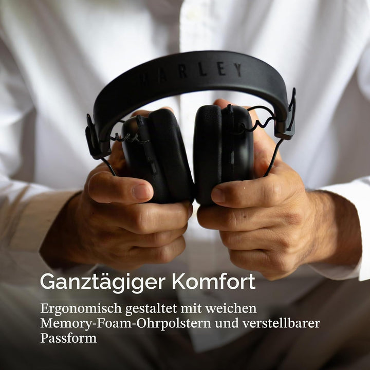 Marley House of Positive Vibration Rebel kabellose Bluetooth Kopfhörer - Over-Ear Wireless ANC mit a