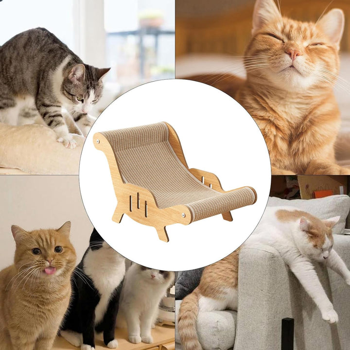 Katzenkratzer Lounge, Scratch Lounge Katzenbett | Kätzchen kratzen Liegesofa, Sisal Scratcher Bett G
