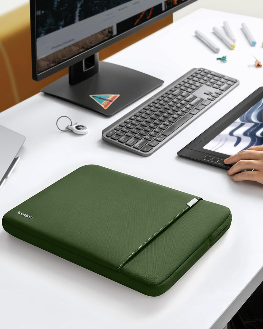 tomtoc 360° Laptoptasche Hülle für 14 Zoll Laptop Notebook | Laptophülle für Acer, ASUS, Dell, HP, L