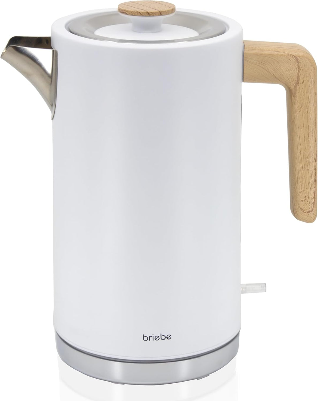 briebe Nordic Wasserkocher 1,7L Elektrischer Teekocher 2200W Schnell Aufheizender, BPA-frei, 360° So