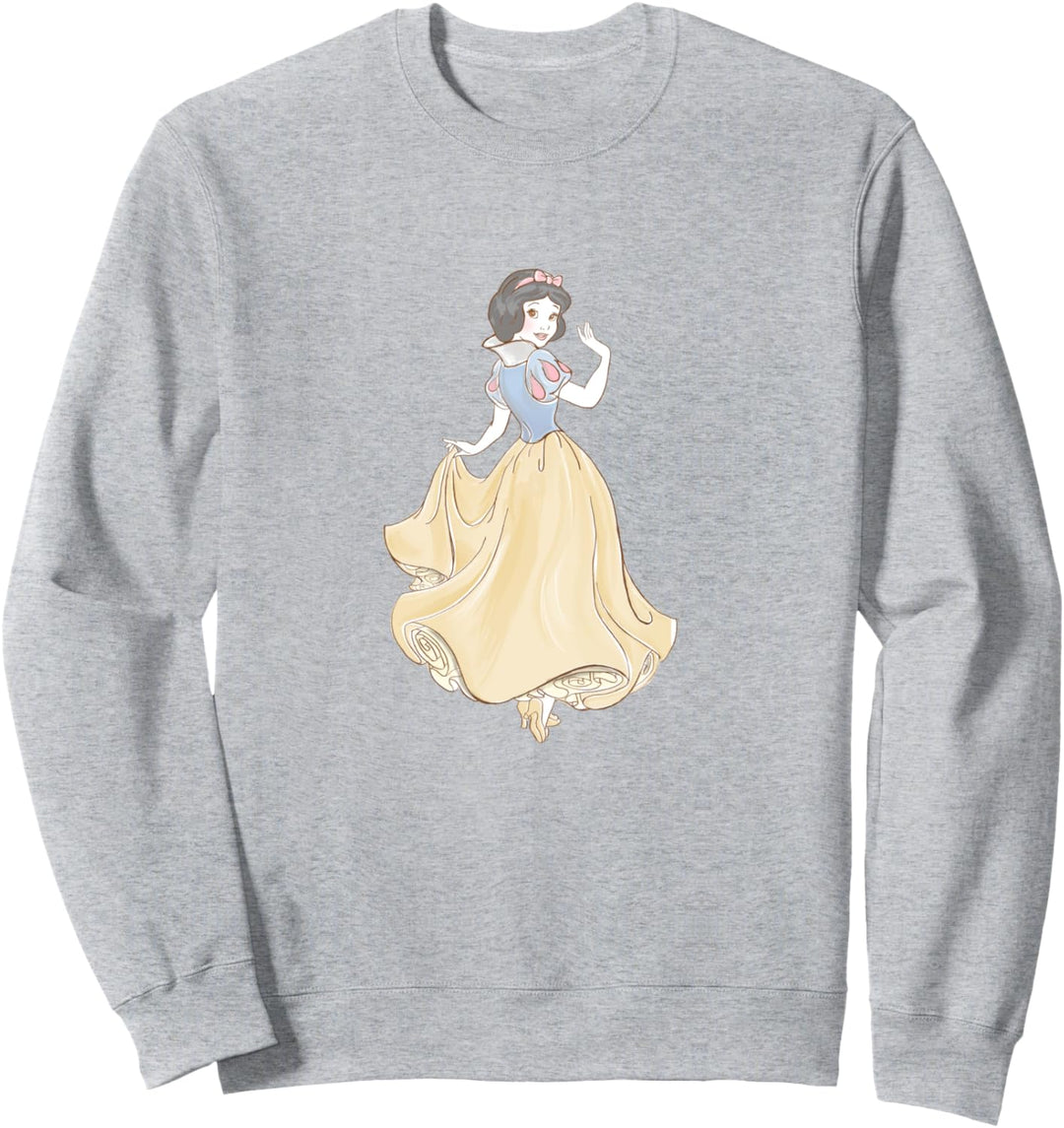 Disney Snow White Watercolor Portrait Sweatshirt