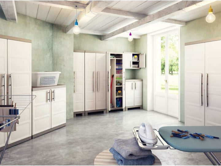 Kis Kunststoffschrank "Excellence XL" niedrig, 1 Stück, sandfarben, 9681000 0313 02