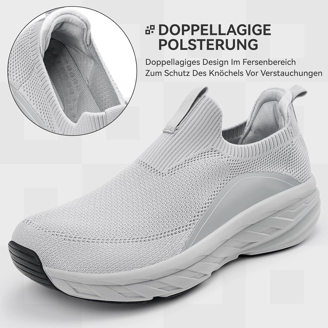 Sosenfer Slip On Sneaker Herren Ohne Schnürsenkel Schuhe Sportschuhe Laufschuhe Leichte Atmungsaktiv
