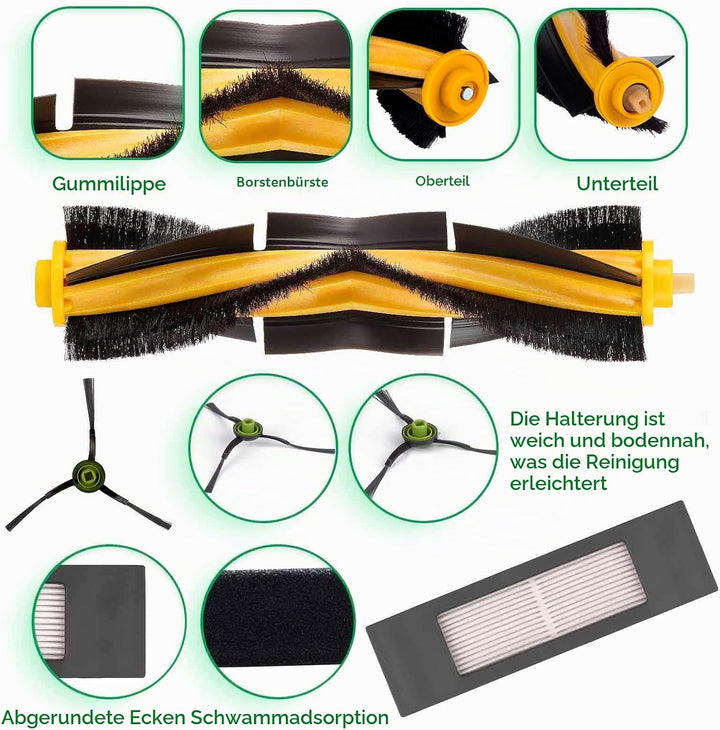 N10 Ersatzteile für Roboterstaubsauger Ecovacs DEEBOT OZMO N10 N10 Plus 920 950 T8 AIVI Max T9 T5 N5